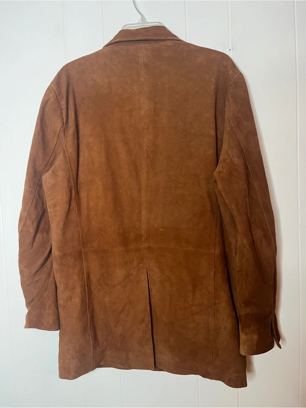 Orvis Classic Men's Brown Suede Blazer Jacket 2 Button Front Size 38